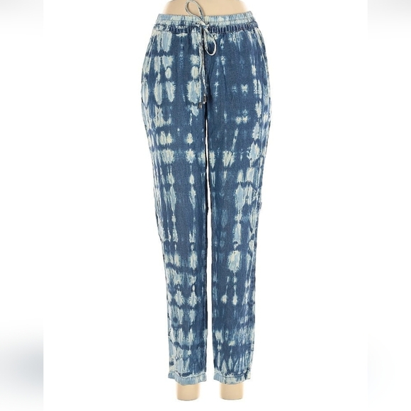 💙🌊 $118 Splendid Chambray Joggers Tye Dye - Picture 1 of 1